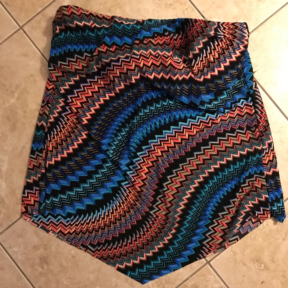 Miraclesuit tankini strapless top, size 16